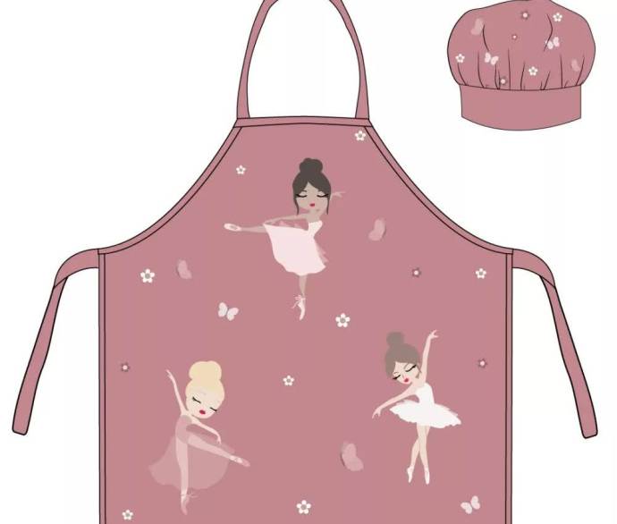 Ballerina Apron & Hat