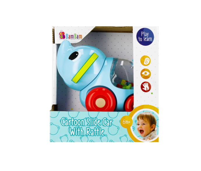 Bam Bam Elephant Rolling Rattle