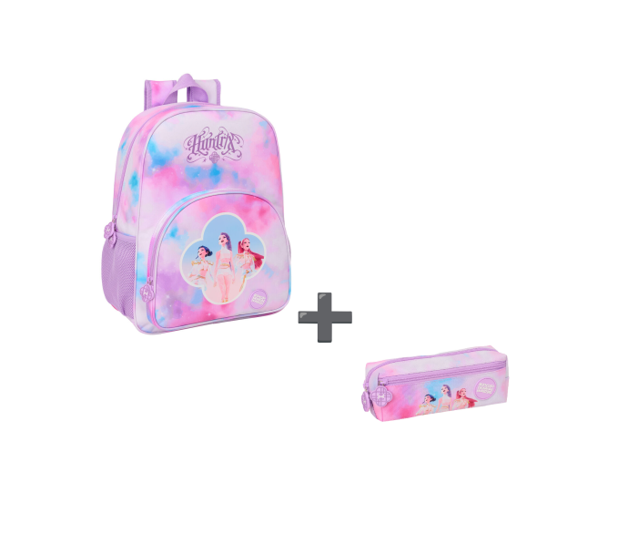 Demon Hunters Kpop Backpack 42cm + Pencil Case Combo