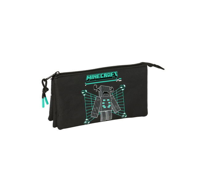 Minecraft Triple Pencil Case