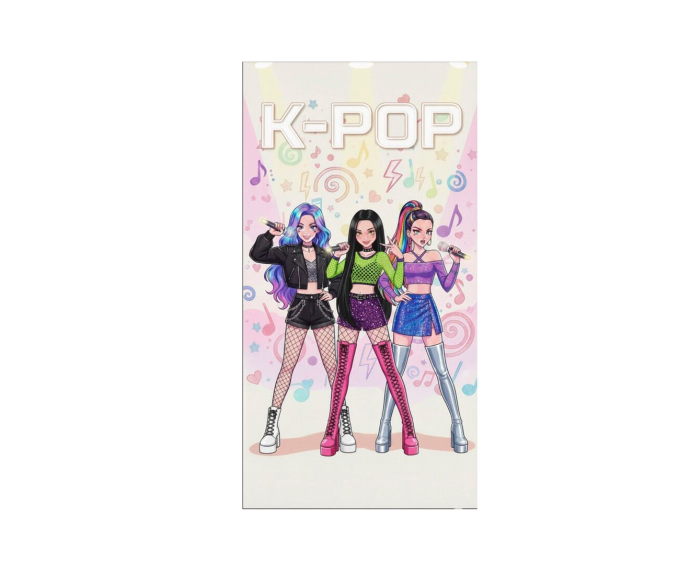 Demon Hunters Kpop Beach Towel