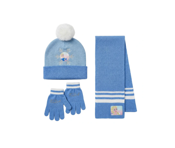 Frozen 3 piece set - Beanie Hat, Scarf, and Gloves