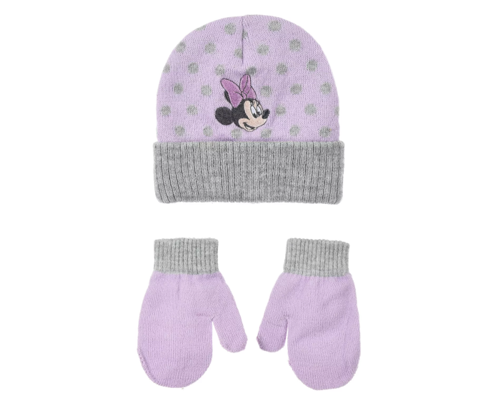Minnie 2 piece set - Beanie Hat, and Gloves