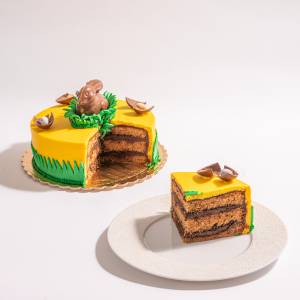 Easter Amaretto & Gianduja Cake