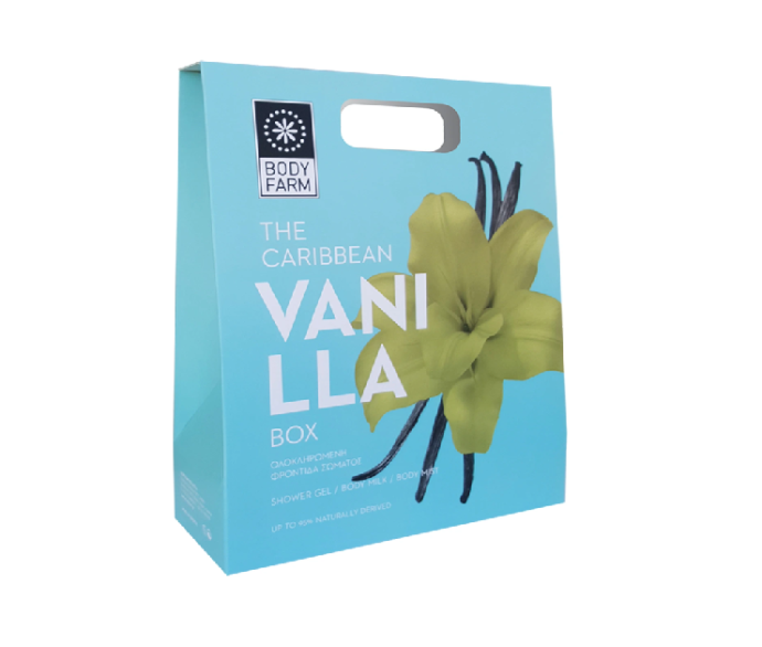 GIFT BOX CARIBBEAN VANILLA SHOWER GEL 250ml / BODY MILK  250ml / BODY MIST 100ml