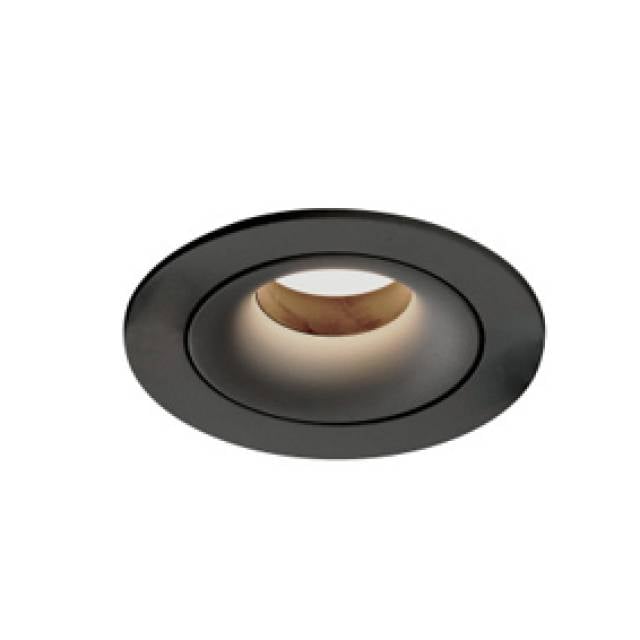 RECESS MUSCA MAX.8W GU10 30DEG TILT BLACK