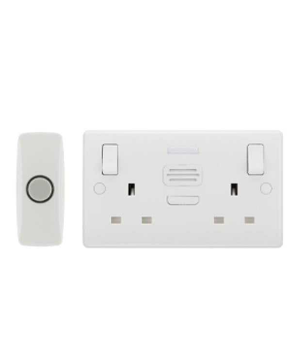 800 SERIES SW SOCKET 2G+DOOR CHIME