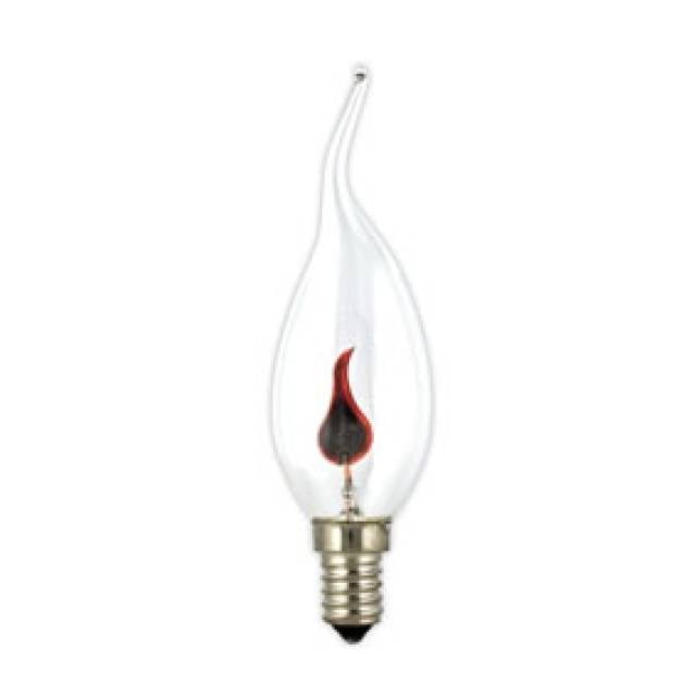 FLICKER CANDLE FLAME E14 240V 3w