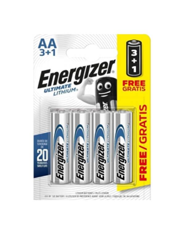 AA LITHIUM 1.5V ENERGIZER BATTERY (Px4)