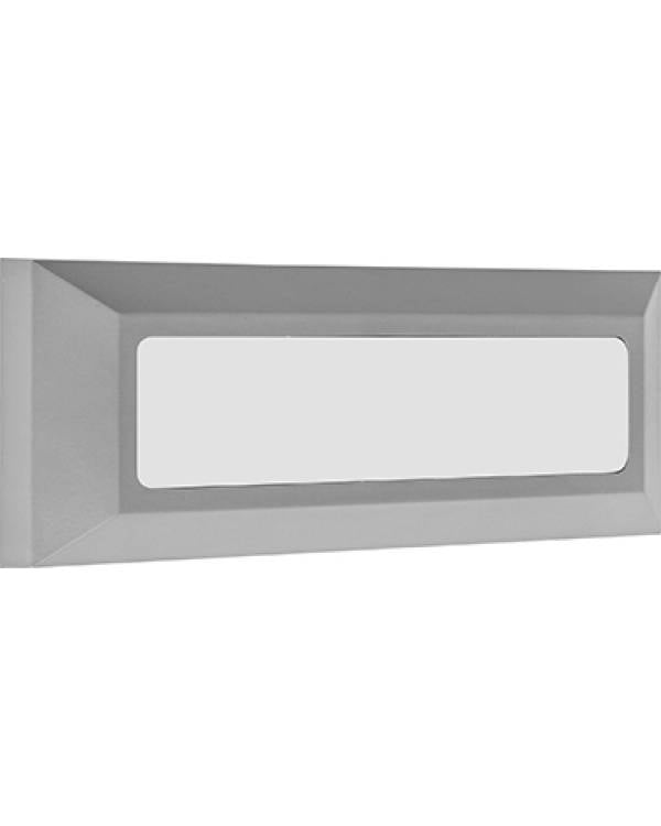 LED PLAIN SURF RECT 3W 230V  IP65 3000K GRY (Bx20)