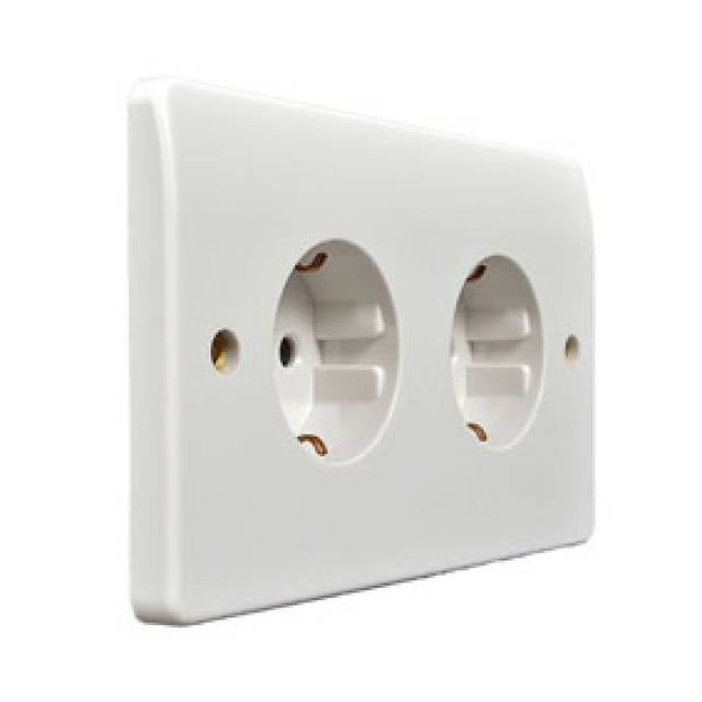 LOGIC PLUS MK SOCKET 2G SCHUKO 13A DP (Bx5)