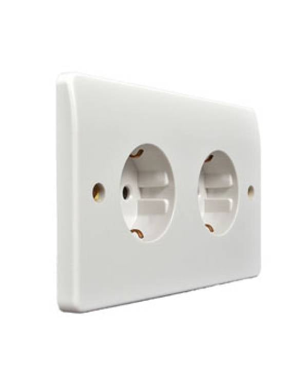 LOGIC PLUS MK SOCKET 2G SCHUKO 13A DP (Bx5)