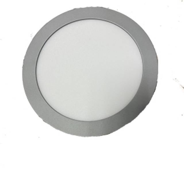 REC ROUND LED PANEL 4000K 8W 400LM GRY (Bx20)