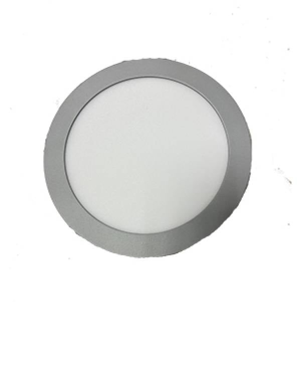 REC ROUND LED PANEL 4000K 8W 400LM GRY (Bx20)