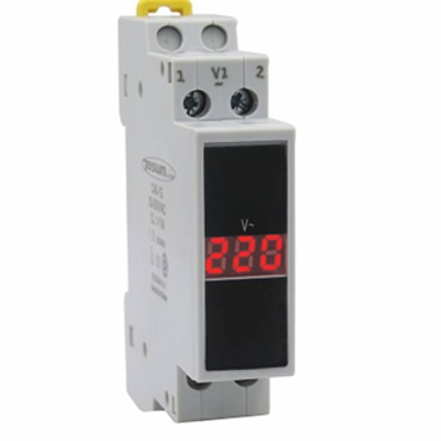 MCB TYPE DIGITAL VOLTMETER 1PH