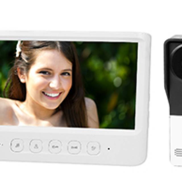 SINGLE RES VIDEO DOORPHONE SET IMAGO 7" WHT