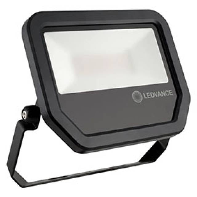 LED FLOOD 240V 6500k 3300lm IP65 BLK 30W