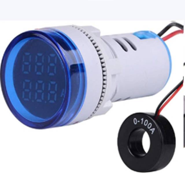 IND.TYPE FREQUENCY METER 0-99Hz 50-265VAC  BLUE
