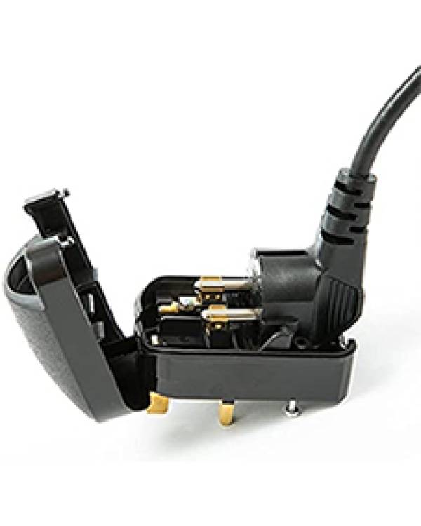 PLUG SCHUKO CONVERTER FOR 13A RIGHT ANGLE
