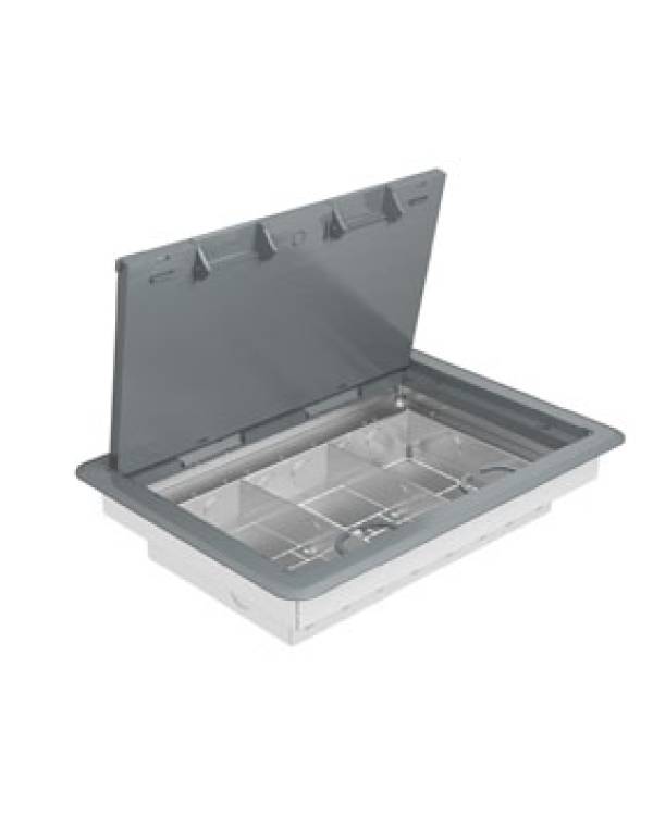 FLOOR BOX EMPTY 3 COMPARTMENT