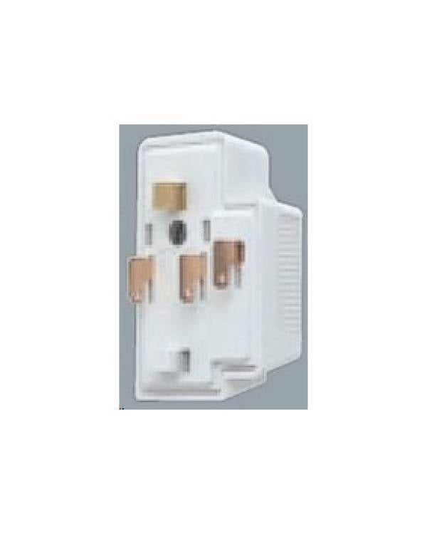 MK ESSENTIALS CLICK IN 4 PLUG WHITE