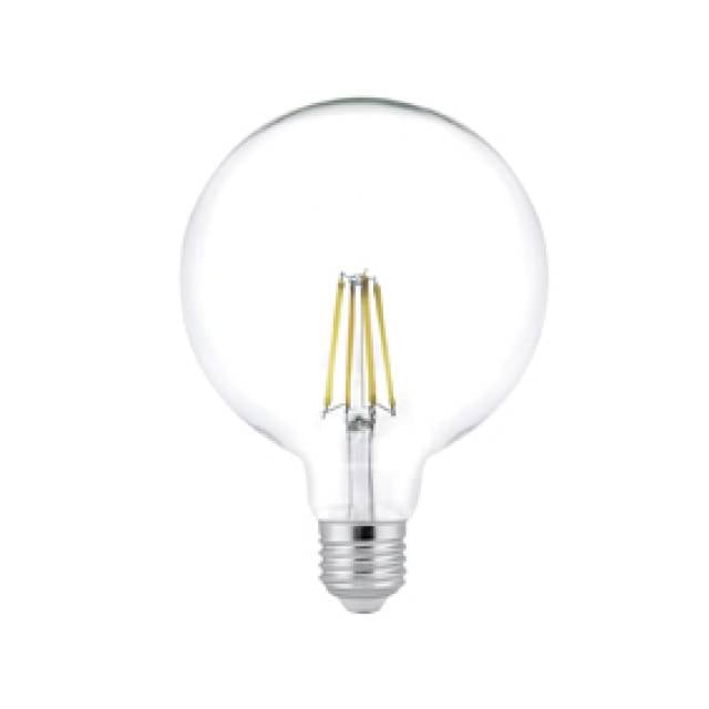 LED GLOBE E27 12W 6000K 1500LM FIL 125mm