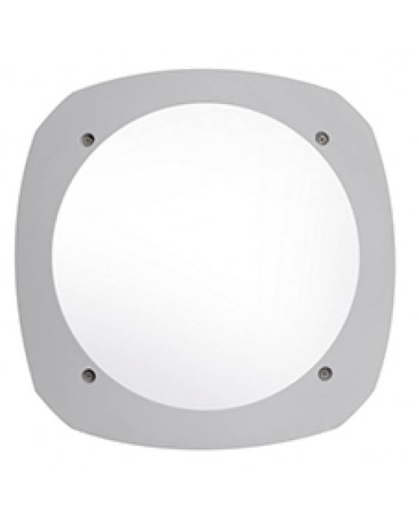 STUCCHI SQ B/HEAD E27 23w IP66 GRY