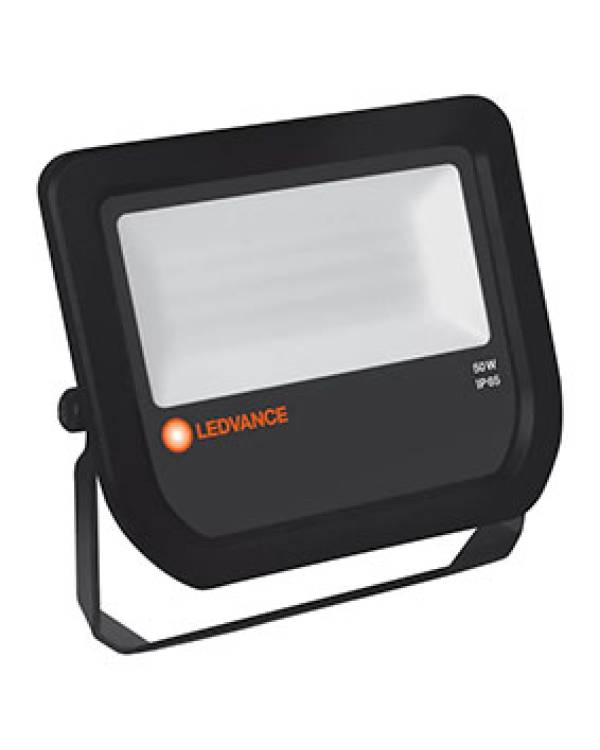 LED FLOOD 240V 4000k 5500lm IP65 BLK 50W