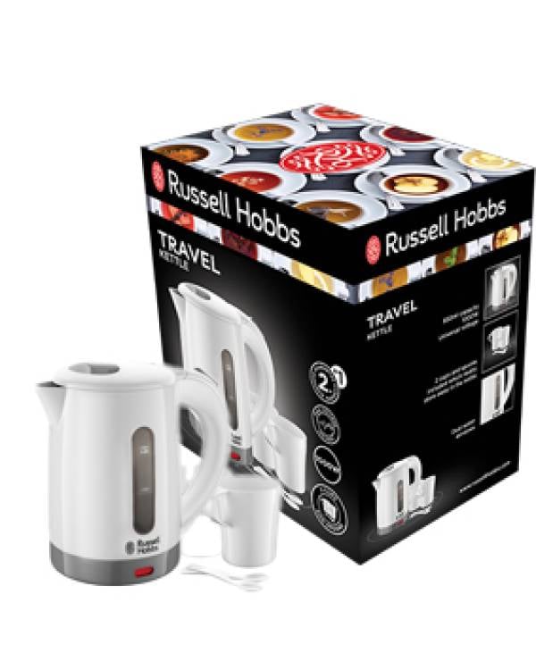 RH KETTLE 0.85LTR TRAVEL WHITE