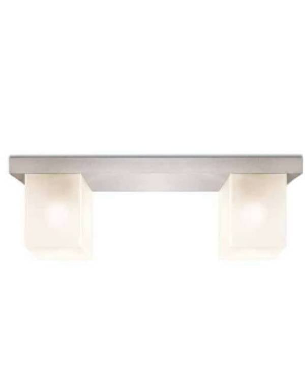 FLY SILVER BAR 2x33w G9 LAMPS INCL