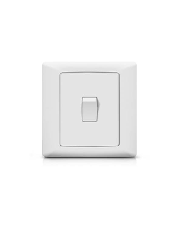 FOXGLO EB WHITE SWITCH FLUSH BELL PUSH (Bx100)