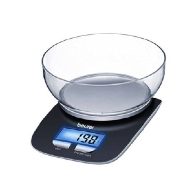 BR KITCHEN SCALE WITH TRANS BOWL 3KG