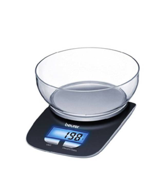 BR KITCHEN SCALE WITH TRANS BOWL 3KG