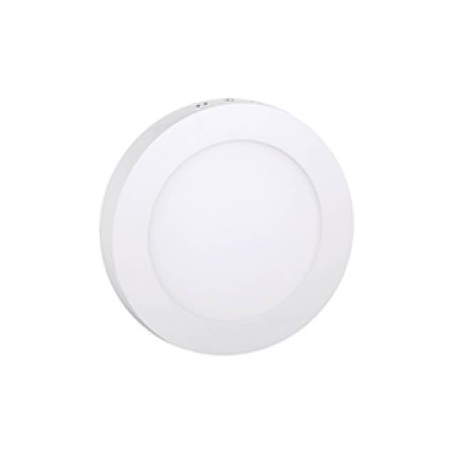 SURF ROUND LED PANEL 3000K 15W 1140LM WHT (Bx20)