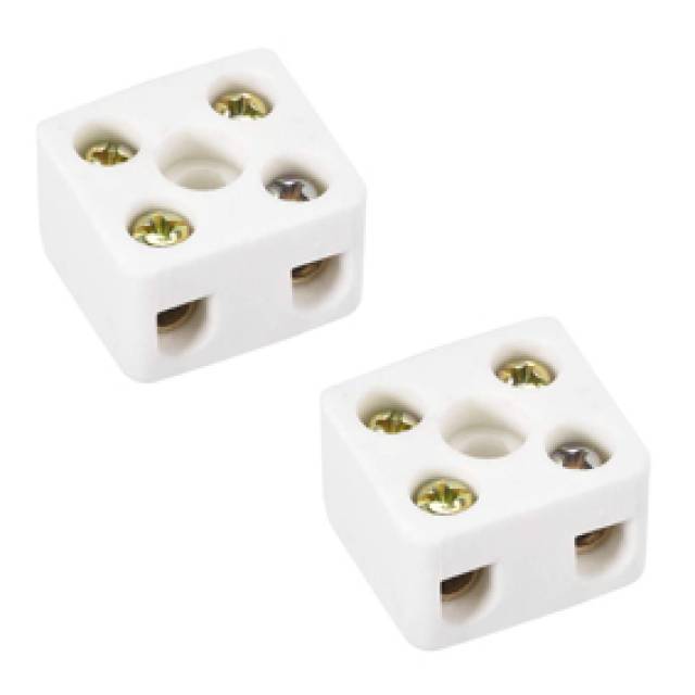 CONNECTOR PORCELAIN 3WAY LARGE (Bx10)