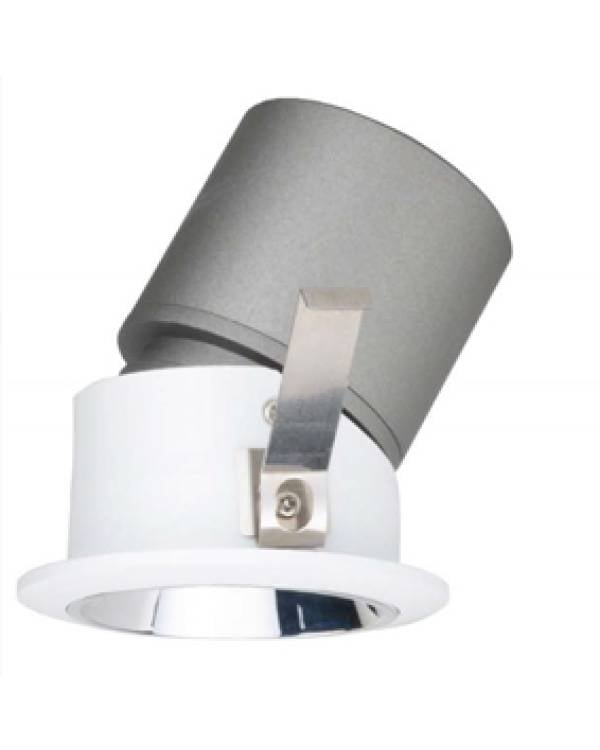 REC DOWNLIGHT LED RND ADJ 10w 36dg 4000K WHT