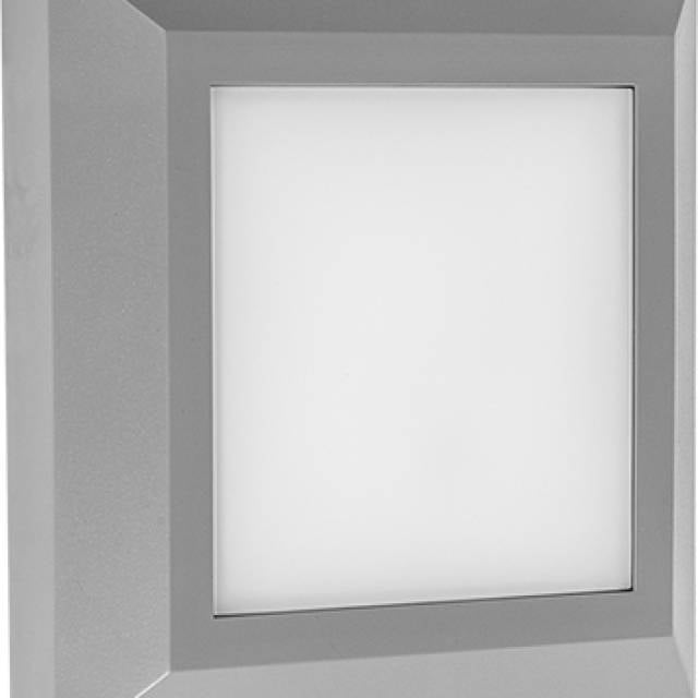 LED PLAIN SURF SQ 3W 230V IP65 4000K GRY (Bx20)