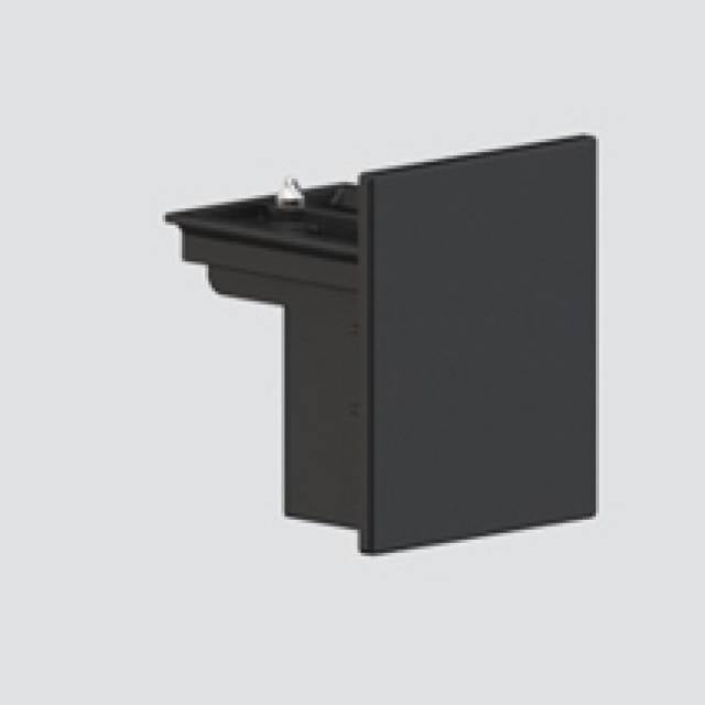 BLACK END CAP for TRACK w/LOCKING SCREW