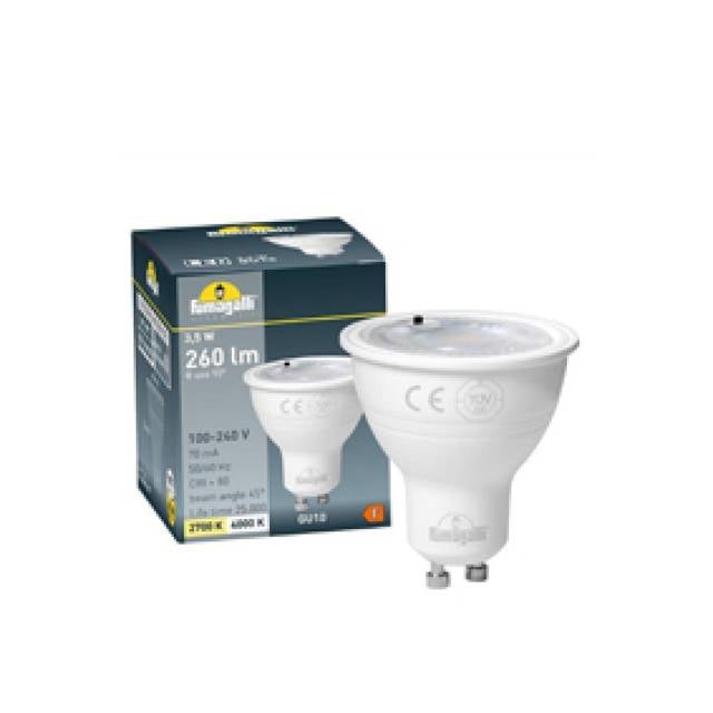LED GU10 CCT 3.5W 230V 366lum 2700/4000K