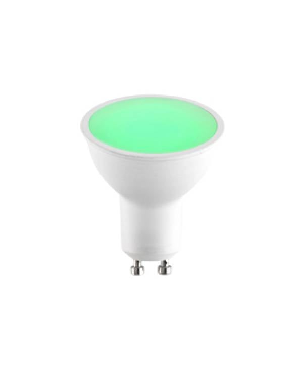 LED GU10 PAR16 7W GREEN 220lm