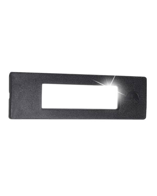 NINA 190 RECT RECS PLAIN R7s 7.5w CCT BLK (Bx50)