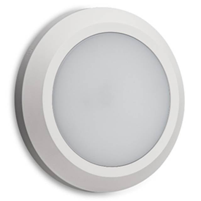 LED PLAIN SURF RND 3W 230V IP65 4000K WHT (Bx20)