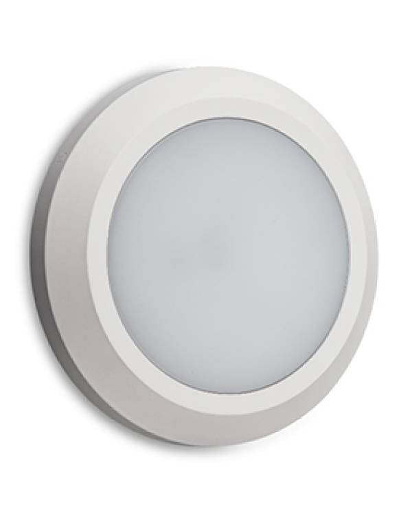 LED PLAIN SURF RND 3W 230V IP65 4000K WHT (Bx20)