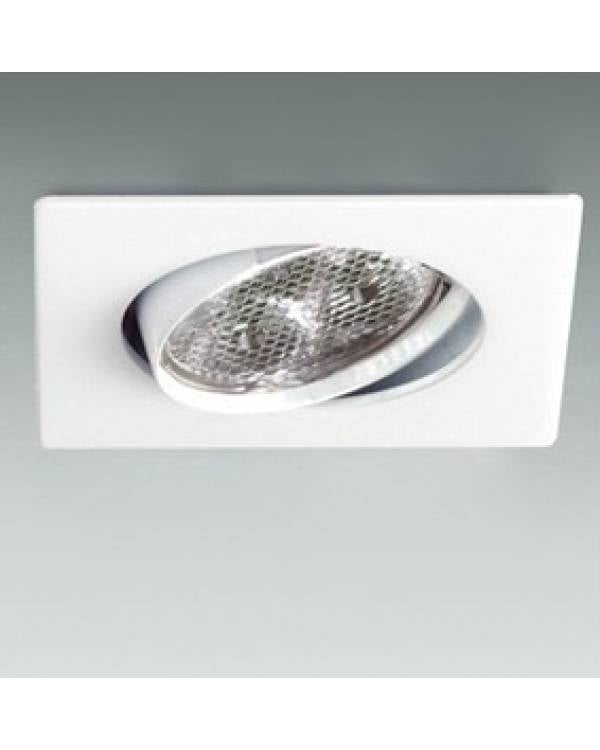 REC DOWNLIGHT SQUARE ADJ SPECL GU10 WHT