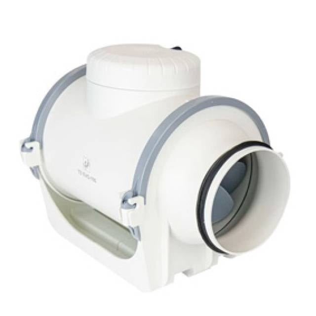IN LINE EXT FAN TD EVO-125 3V 310m³/h 125mm Ø 60°C