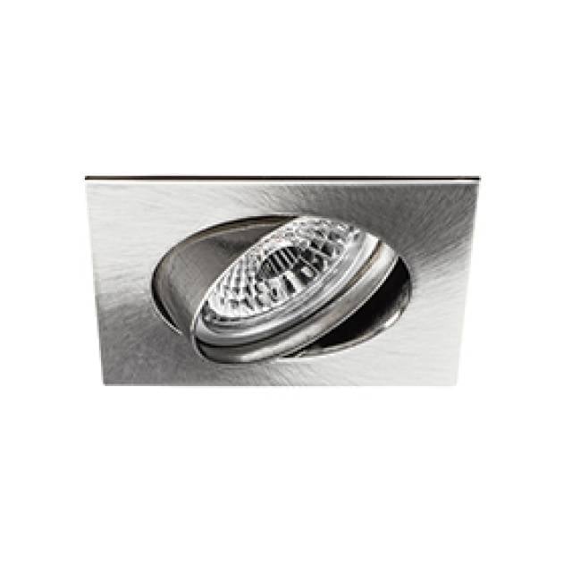 REC DOWNLIGHTER SQR ADJ GU10 230V NICK