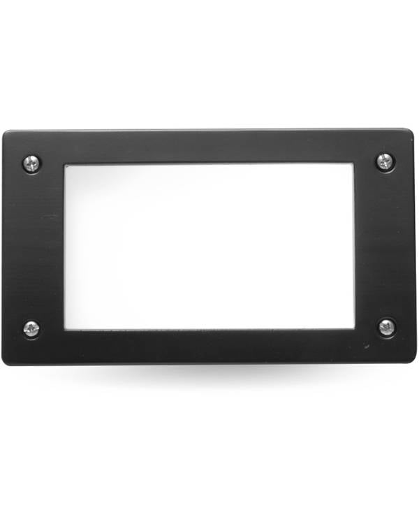 LETI 200 RECT RECS PLAIN GX53 3w CCT BLK (Bx36)