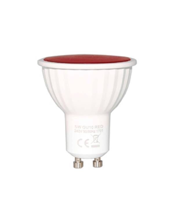 LED GU10 PAR16 7W RED 220lm