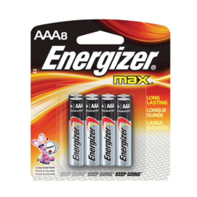 AAA MAX 1.5V ENERGIZER BATTERY (Px4)