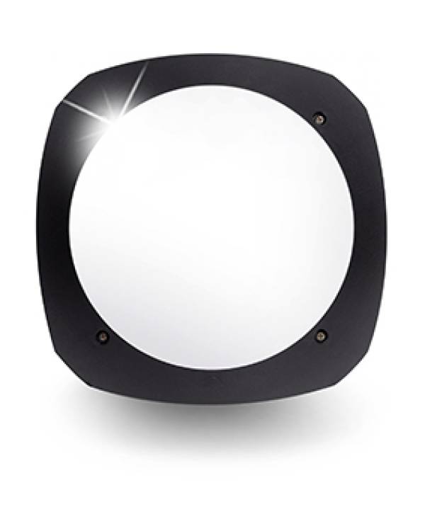 STUCCHI SQ B/HEAD E27 23w IP66 BLK